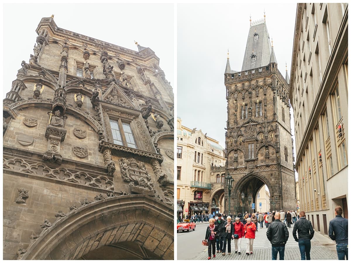 Kelionė į Čekiją, Trip to Czech Republic, Parako bokštas, The Powder Tower, Powder Gate